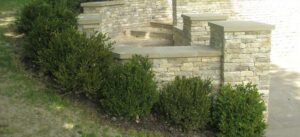 Traditional wall, partly retaining