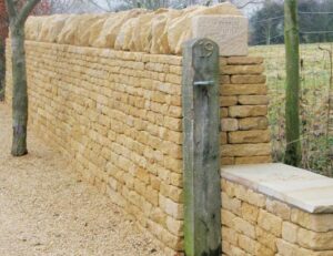 Free standing traditional wall